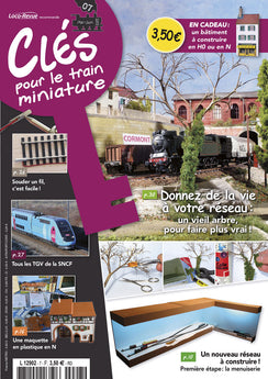 Clés pour le train miniature n° 07