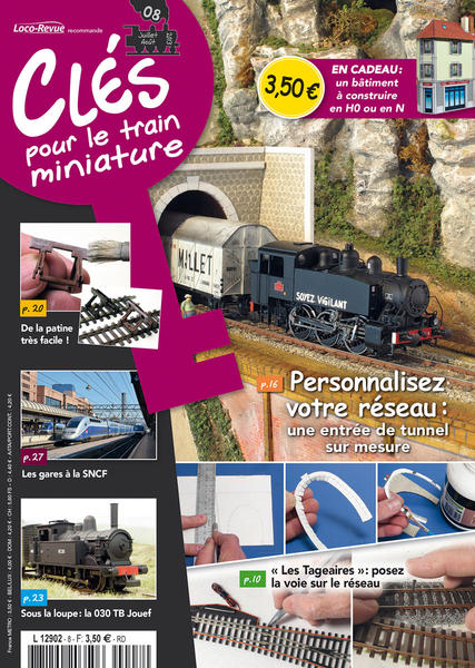 Clés pour le train miniature n° 08