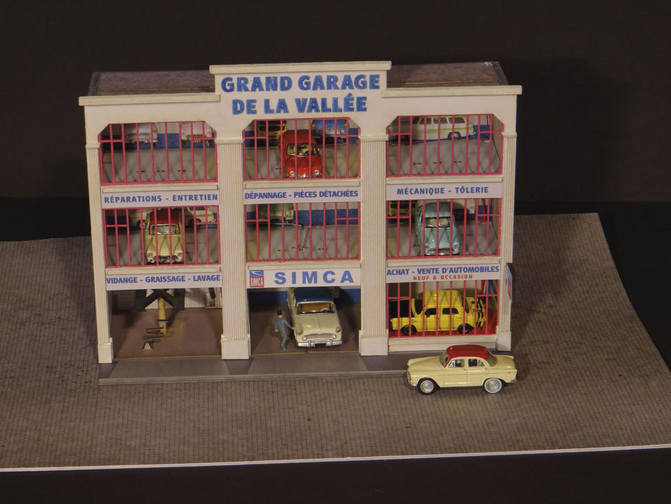 Façade Grand Garage SIMCA H0