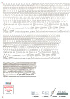 Lettres blanches en relief à peindre