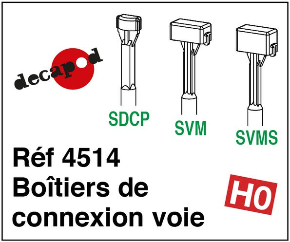 Boîtiers de connexion voie