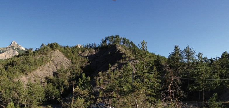 Fond de décor panoramique Montagne hauteur 30 cm