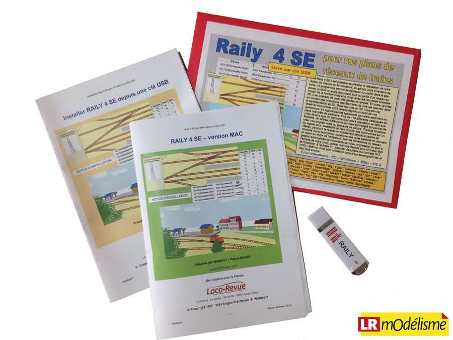 Logiciel plans de réseau Raily 4 - Clé USB