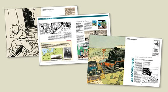 Hergé, Tintin et les trains