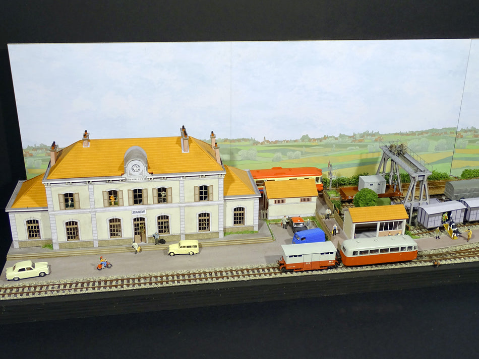 Diorama Gare de correspondance SNCF/CFD