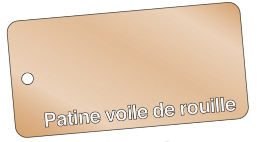 Patine voile de rouille mat