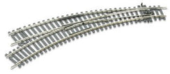 Aiguille courbe à gauche insulfrog R2/R3, éch. 00/H0, voie Setrack - code 100