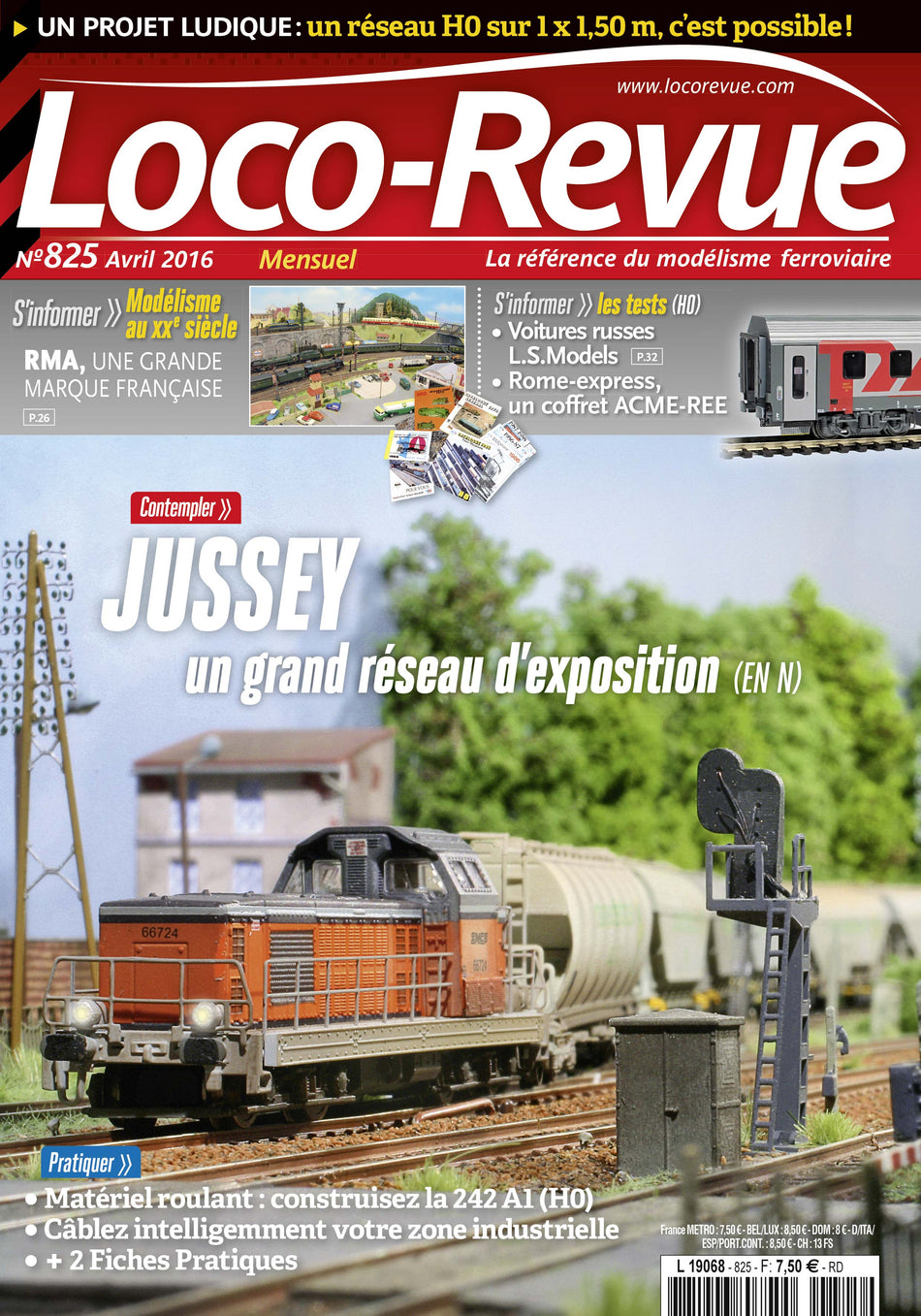 Loco-Revue n° 825 avril 2016