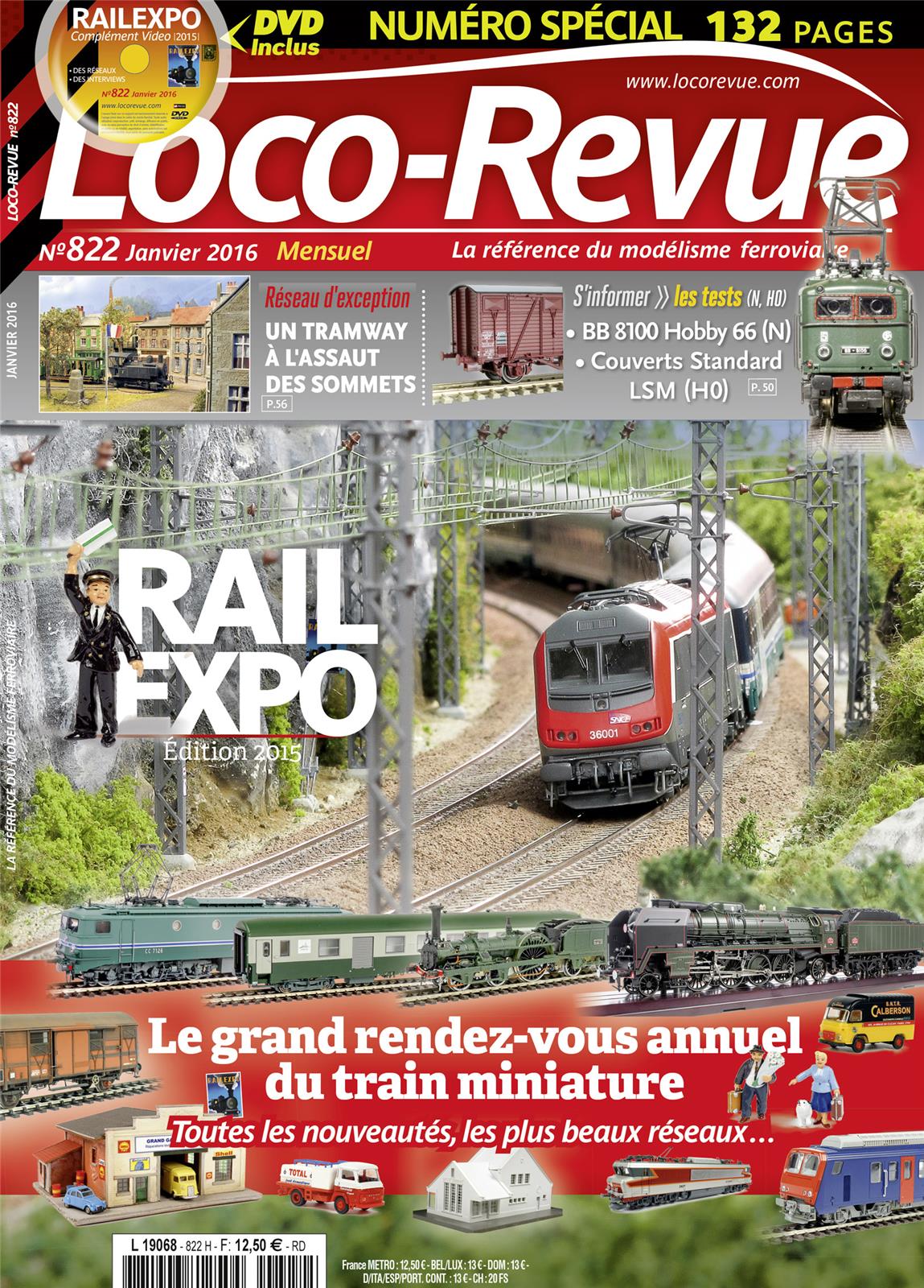 Loco-Revue n° 822 janvier 2016