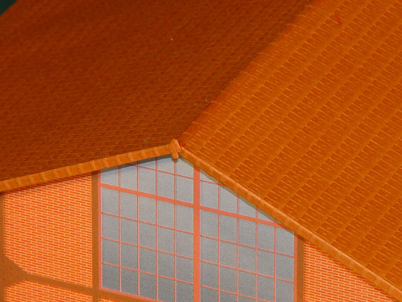 Tuiles mécaniques (carton gaufré)