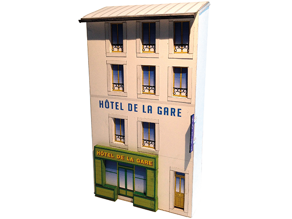 Ensemble de bâtiments en carton à découper "Fonds de décor n° 1"