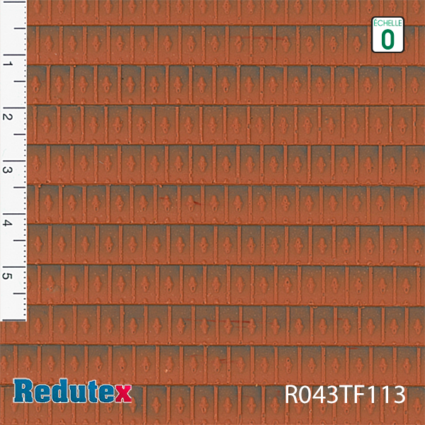 Texture adhésive tuiles mécaniques losangées