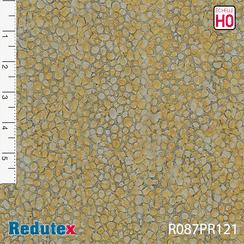 Texture adhésive pierres rustiques ocre grise polychrome