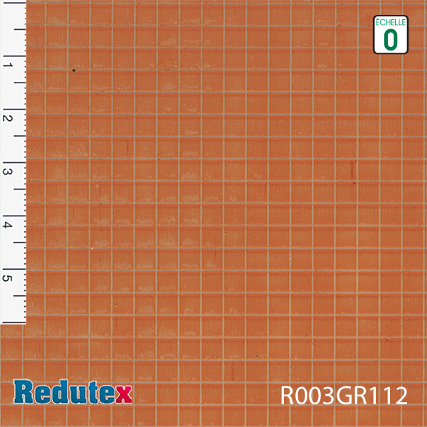 Texture adhésive tomettes carrées 15x15
