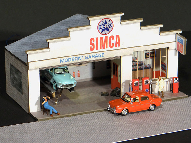 Façade petit garage Simca