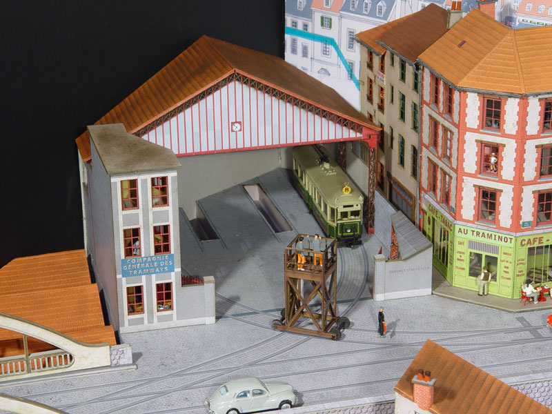 Voie normale tramway : dépôt