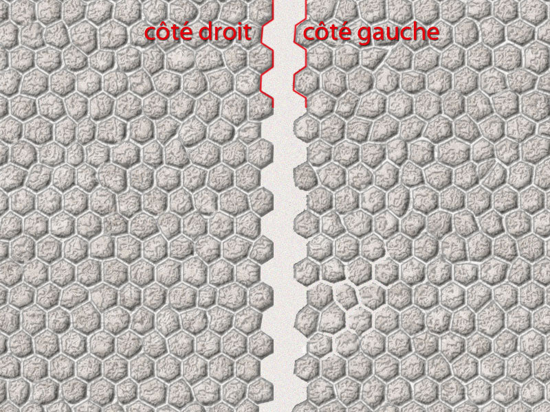 Pierres hexagonales
