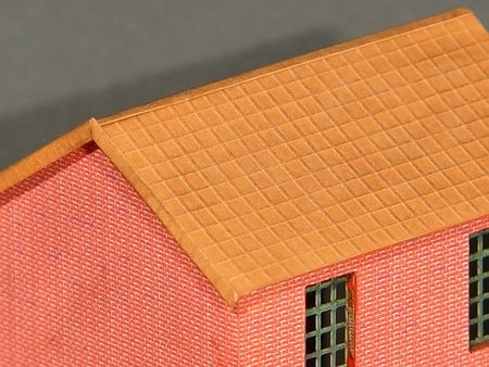 Tuiles flamandes en carton gaufré
