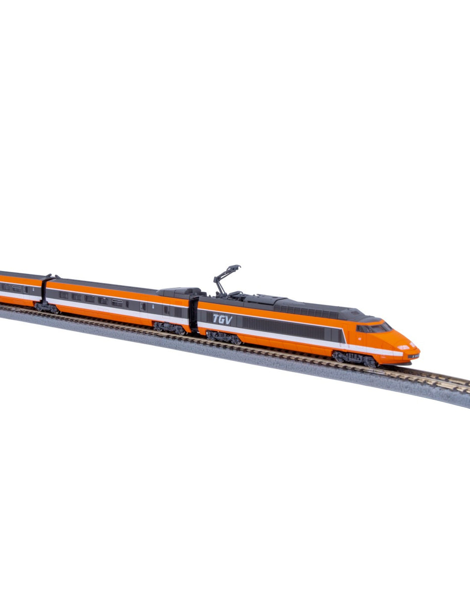 Coffret TGV Paris Sud-Est (TGV PSE) livrée orange à l'échelle Z - version analogique