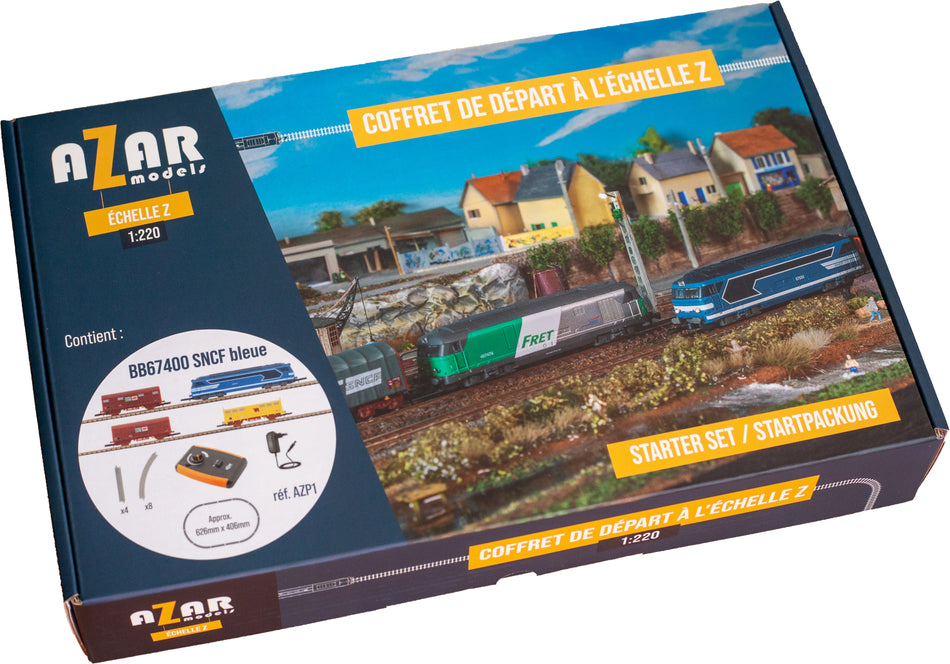 Coffret de départ BB67400, bleu, SNCF, ép IV (éch. Z)