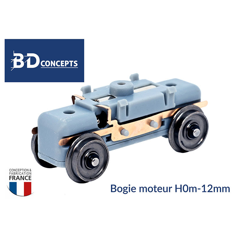 Bogie moteur H0m, entraxe 28 mm