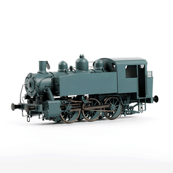 Locomotive à vapeur 030 TU grise (sans marquage), ép. III, SNCF, éch 0