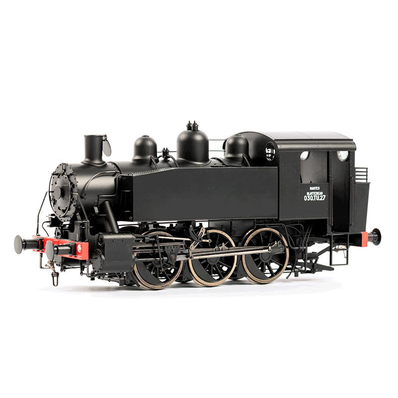 Locomotive à vapeur 030 TU 27 (Ouest - Nantes), ép. III, SNCF, éch 0