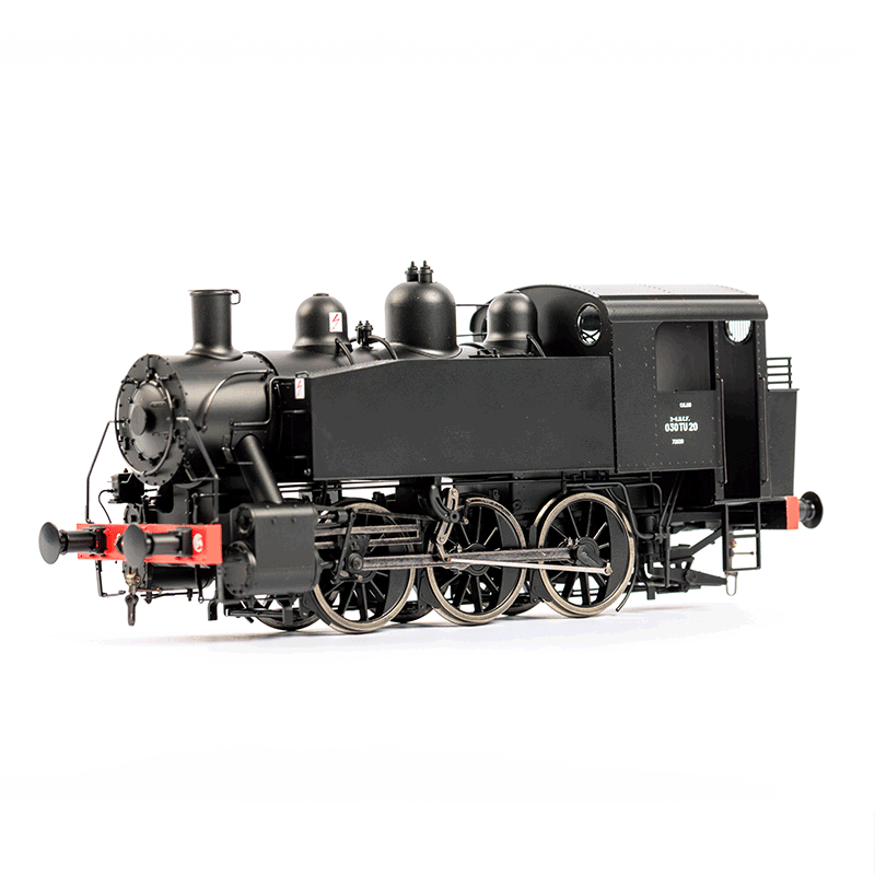 Locomotive à vapeur 030 TU 20 (Nord - Calais), ép. III, SNCF, éch 0