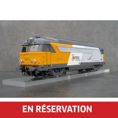 Locomotive Diesel 667210 (INFRA), ép. VI, SNCF, éch 0 - Analogique