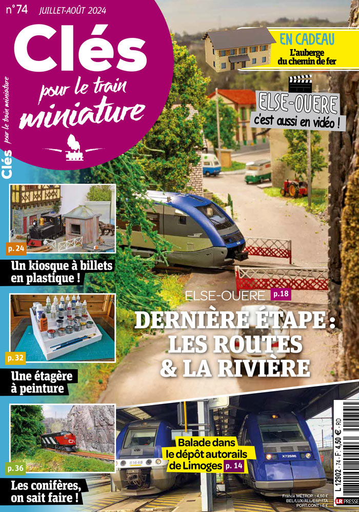 Clés pour le train miniature n° 74