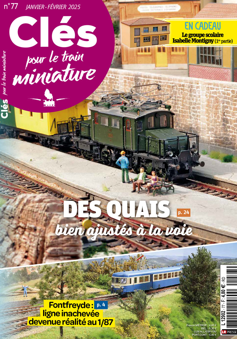 Clés pour le train miniature n° 77