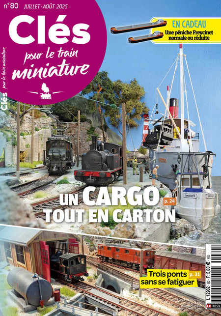 Clés pour le train miniature n° 80