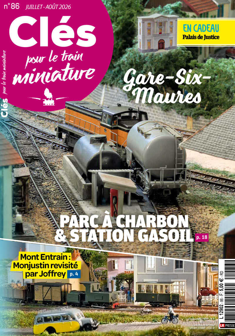 Clés pour le train miniature n° 86