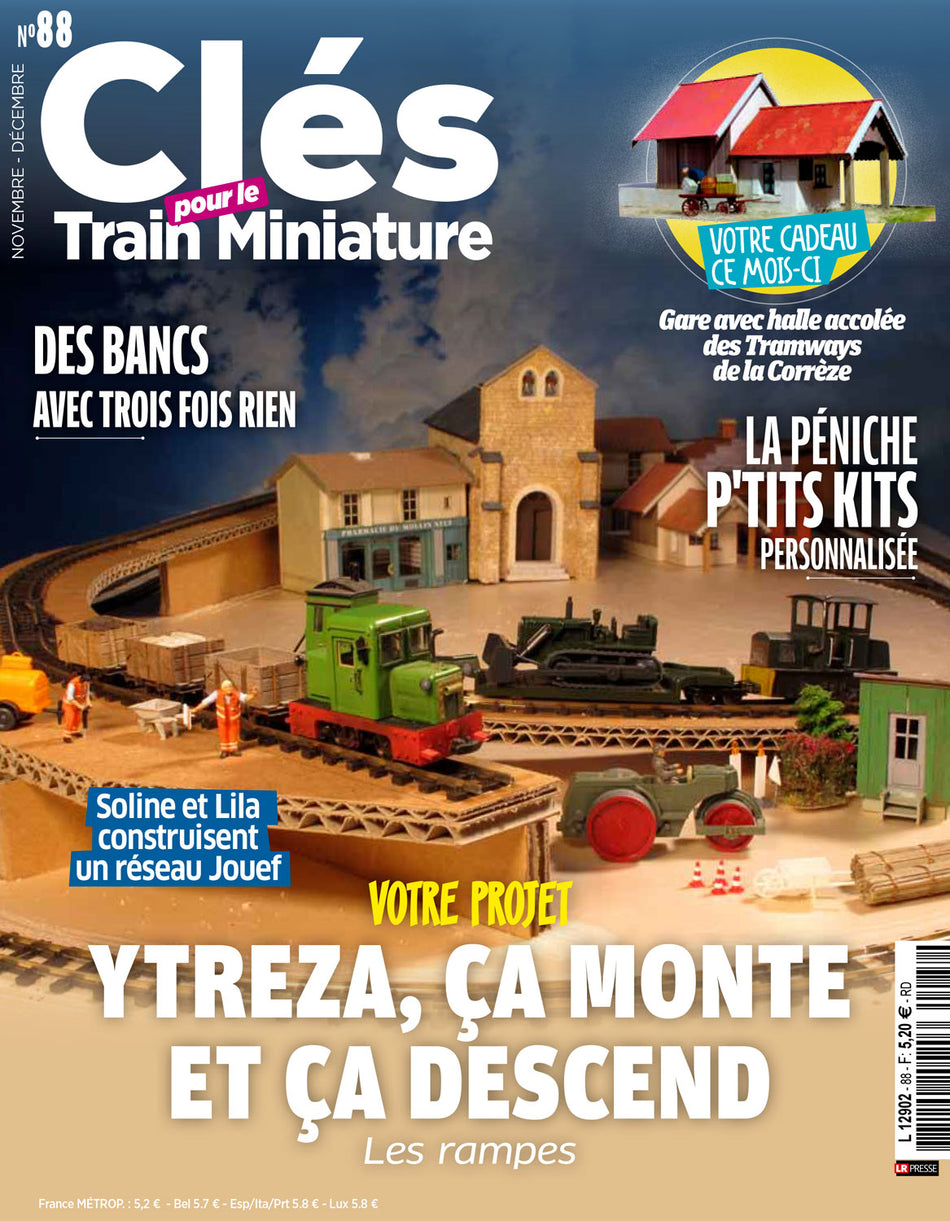 Clés pour le train miniature n° 88
