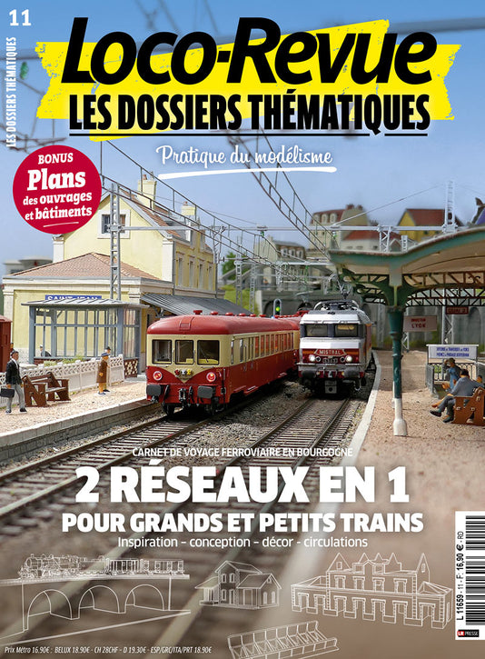 Loco-Revue Les Dossiers Thématiques n°11 : 2 réseaux en 1 pour grands et petits trains