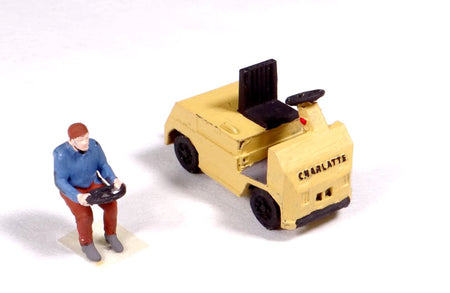 Tracteur Charlatte et son conducteur