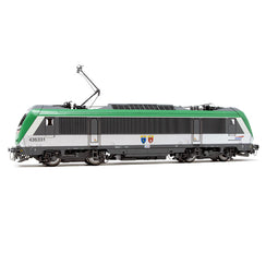 Locomotive électrique tritension « Astride » BB 36031, blasons « Bons-en-Chablais / Castione », livrée fret , SNCF, ép. V