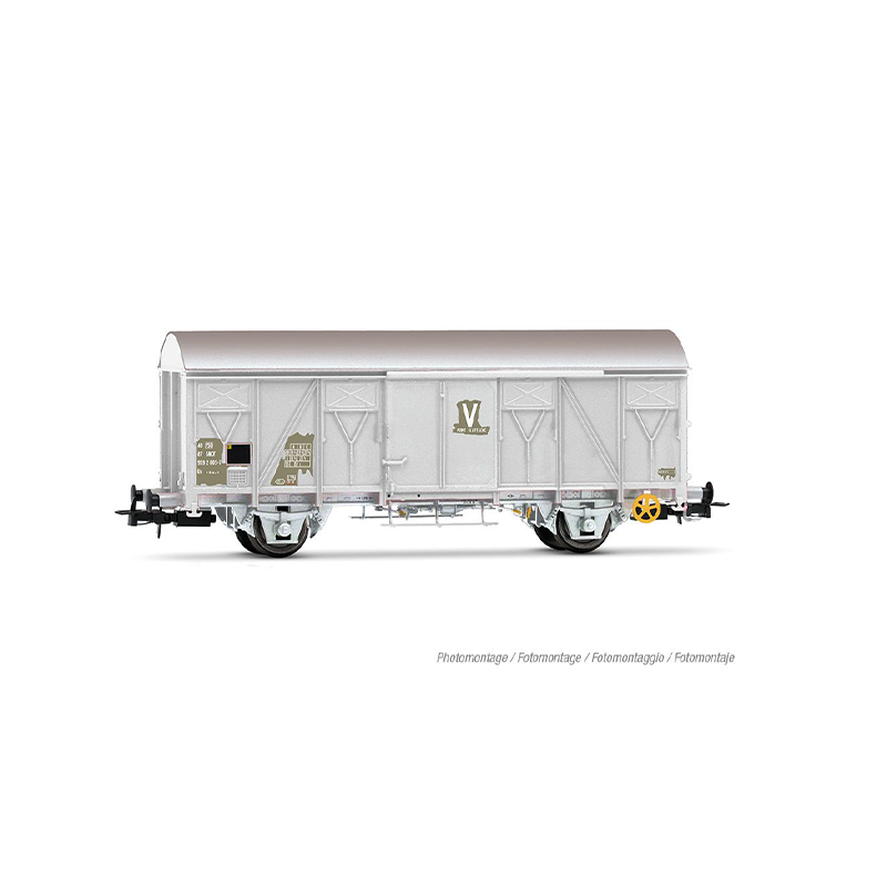 Wagon couvert à 2 essieux type Us (ex G4) "V", ép. IV, SNCF