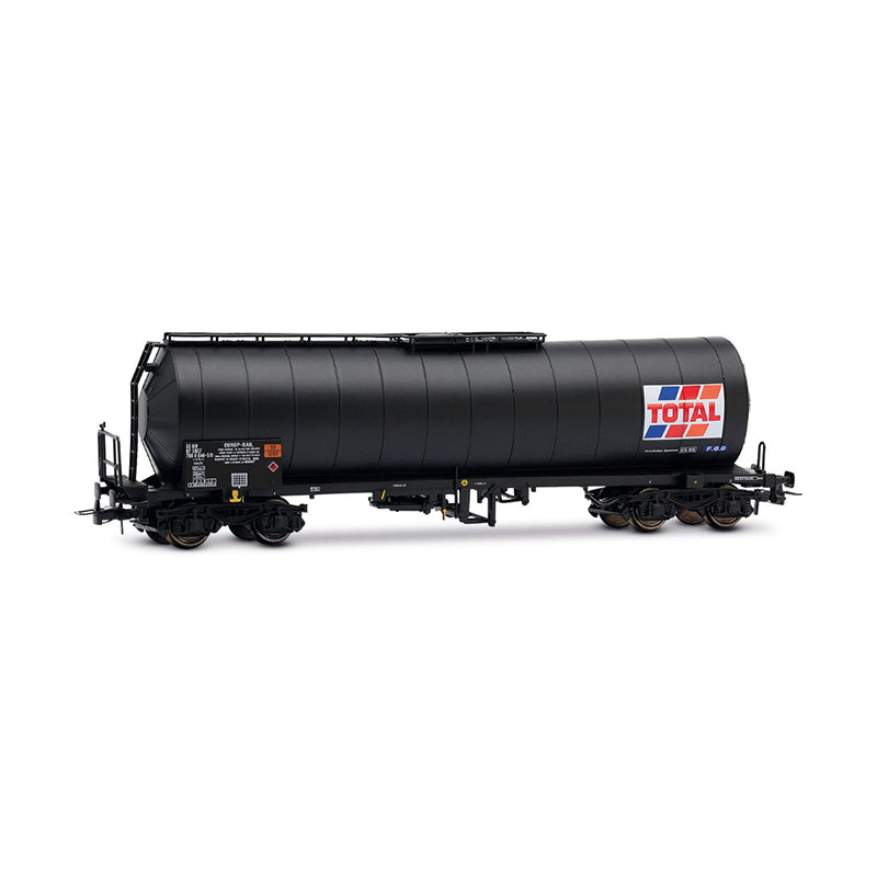Coffret de 2 wagons-citernes à 4 essieux « TOTAL France », livrée noire, ép. IV, SNCF