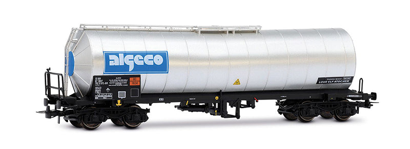 Wagon-citerne à 4 essieux « Algeco », livrée chrome/argent, ép. IV, SNCF