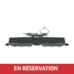 Locomotive électrique CC 14166, livrée verte/jaune, version fin de carrière, 4 lampes modernes, ép. IV, SNCF, éch. N
