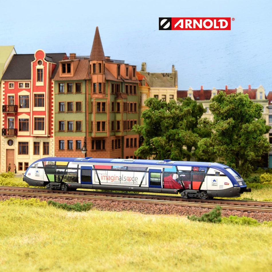 Autorail diesel X 73551 « Imaginalsace », ép. VI, SNCF, éch. N