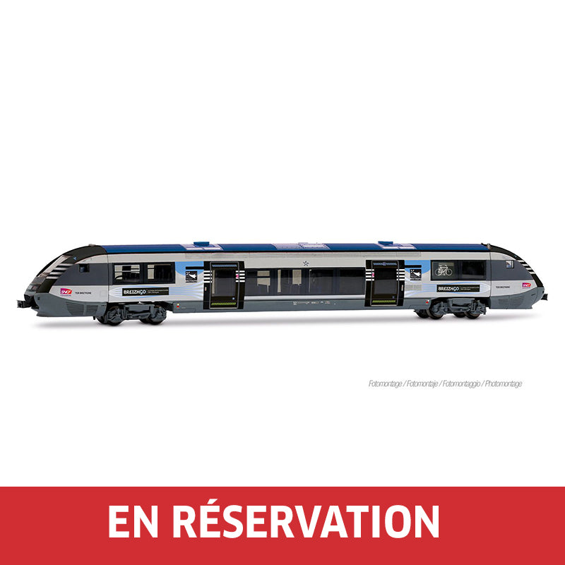 Autorail diesel X 73500 « TER Bretagne », nouvelle livrée « BREIZHGO », ép. VI, SNCF, éch. N, avec décodeur sonore multiprotocole