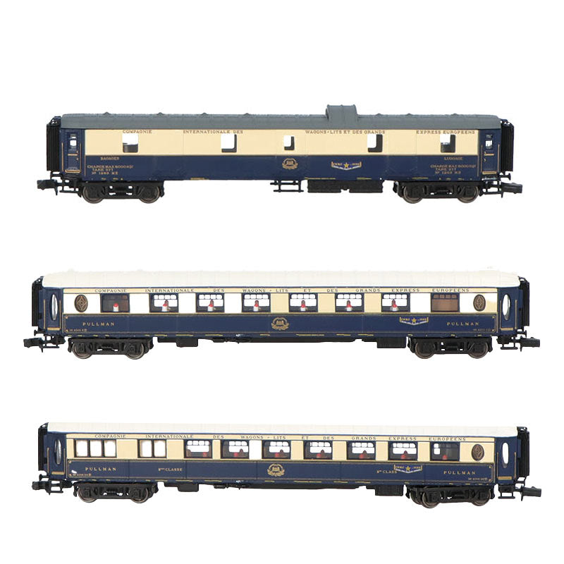 Coffret de 3 voitures « Etoile du Nord », set 1/2 (DD3, VP Flèche d'Or + VPC Étoile du Nord), ép. II, CIWL