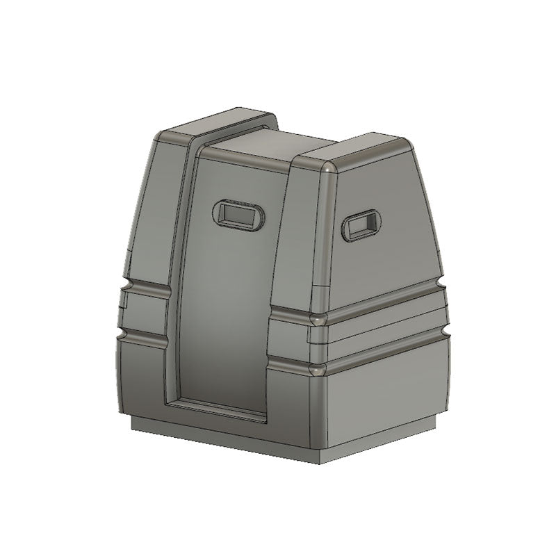 Benne de tri sélectif pour le carton