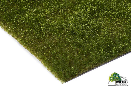 Tapis floqué pour champs et prairies - Prairie fleurie blanc et jaune - 8-18 mm 20 x 30 cm