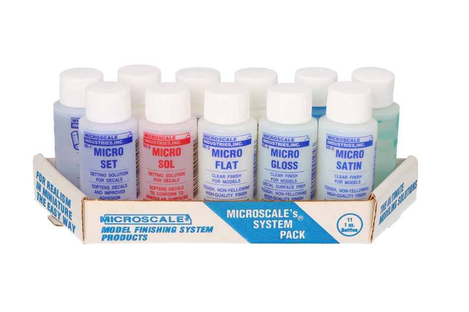 Assortiment des 11 produits MICROSCALE