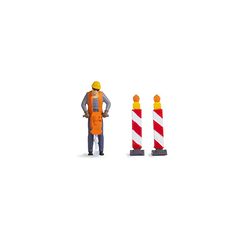 Mini-scène Travaux routiers