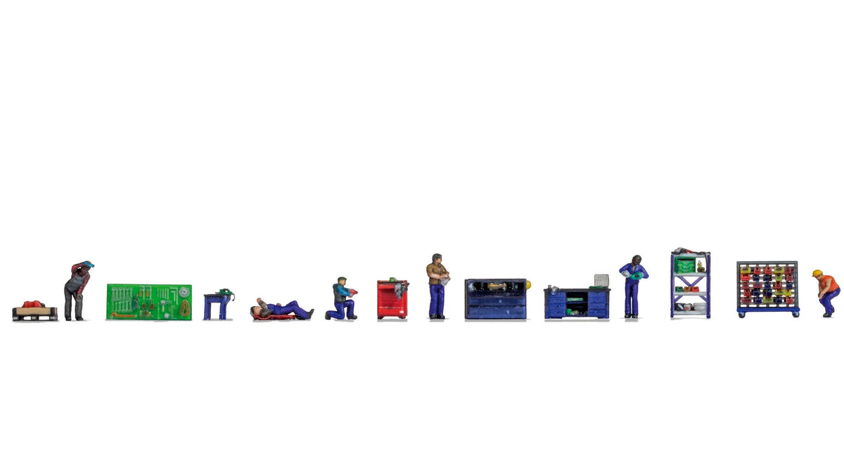 Set de 6 figurines thème "Atelier", éch. N