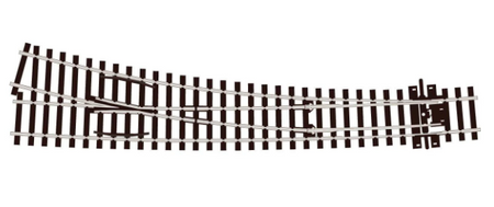 Aiguille enroulée à gauche electrofrog rayon 152 4mm / 762 mm éch. 00/H0 - code 75